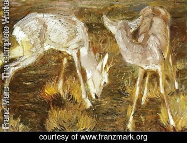 Franz Marc - Deer At Dusk