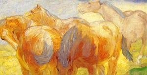 Franz Marc - Large Lenggries Horse Painting
