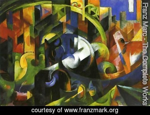 Franz Marc - Picture With Cattle