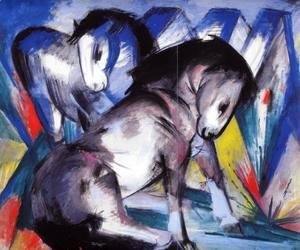 Franz Marc - Two Horses2
