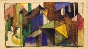 Franz Marc - Abstrakte Komposition