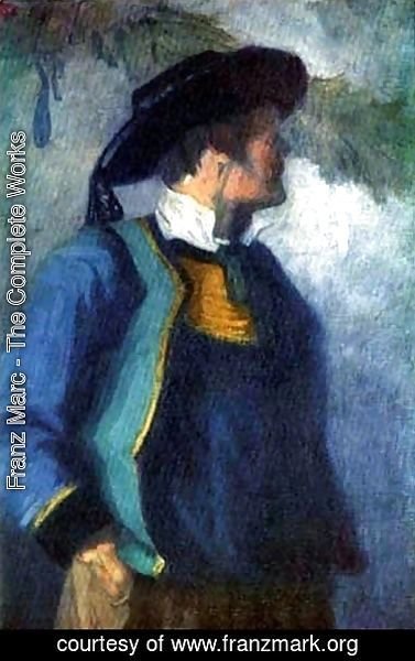 Franz Marc - Self-portrait