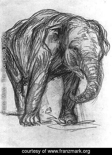 Franz Marc - Elephant