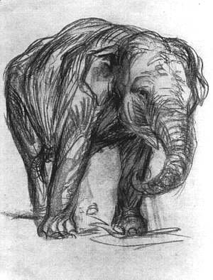 Franz Marc - Elephant