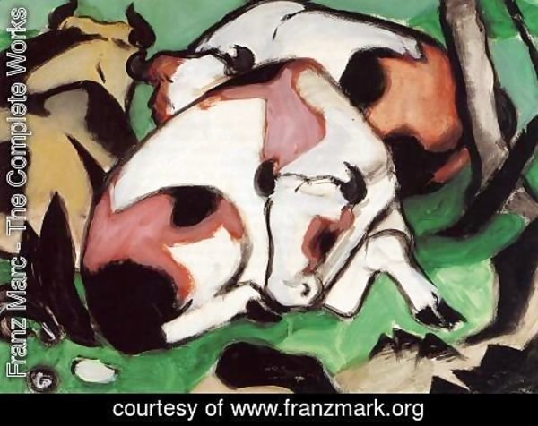Franz Marc - Resting Cows