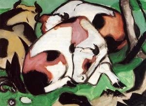 Franz Marc - Resting Cows