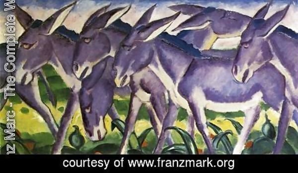 Franz Marc - Donkey Frieze