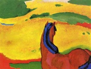 Franz Marc - Horse In A Landscape