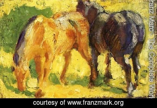 Franz Marc - Small Horse Picture