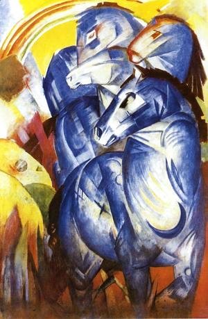 Franz Marc - The Tower Of Blue Horses