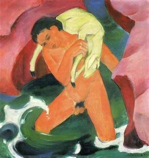 Franz Marc - Young Boy With A Lamb